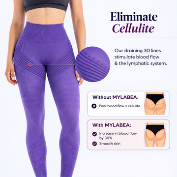 3D Leggings | Purple