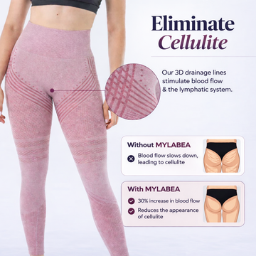 3D Leggings | Pastel Pink