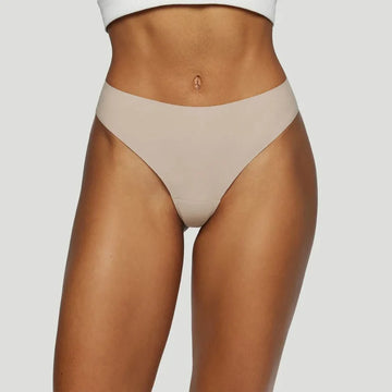 Nude mid-rise thongs (Pack of 3)
